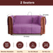 waterproof ultrasonic quilted sofa cover lilac
