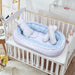 white laced baby snuggle bed