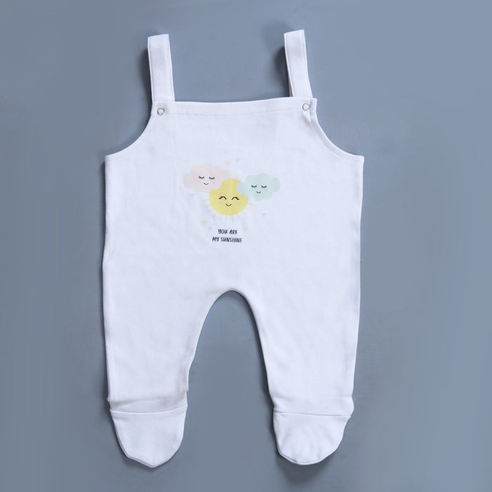 you are my sunshine knitted dungaree