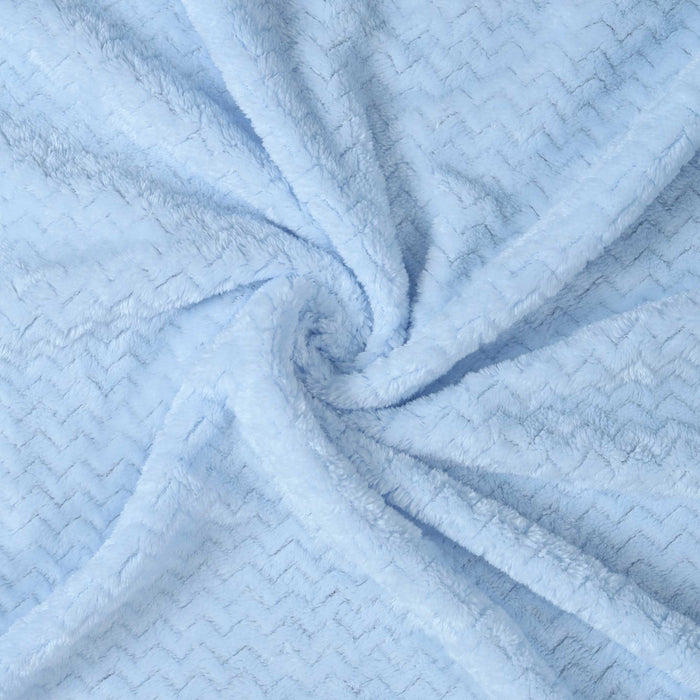 Zigzag Embossed Fleece Blankets