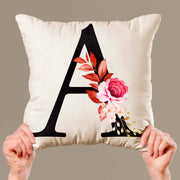 customized alphabet cushion cover