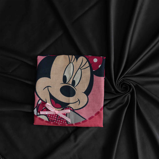 black minnie single bedsheet