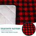 buffalo print quilted sofa cover set