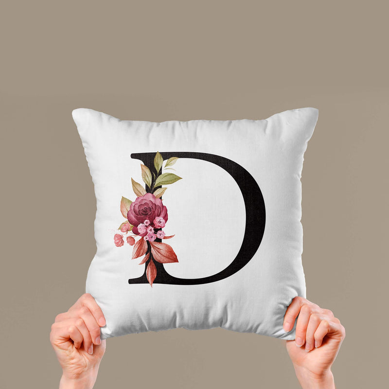 customized alphabet cushion cover