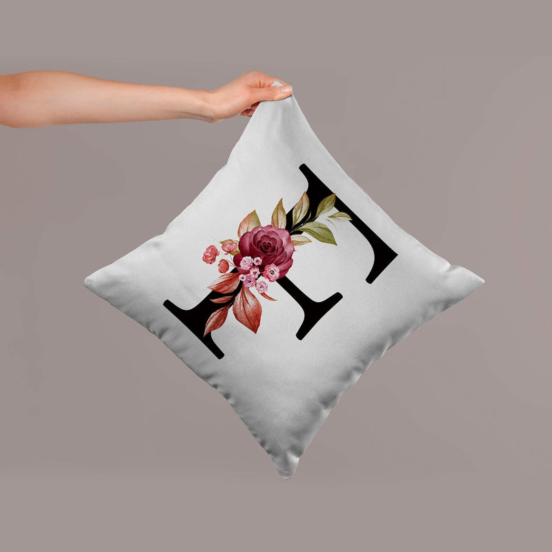 customized alphabet cushion cover