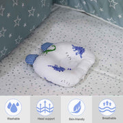 blue dino head shaping cushion