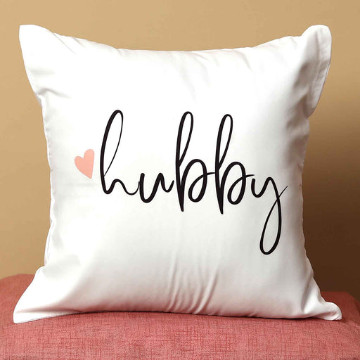 hubby printed cushion cover