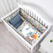 ultrasoft warm bear in the forest baby cot set