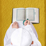 luxury velvet embossed kids prayer mat