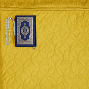 luxury velvet embossed kids prayer mat