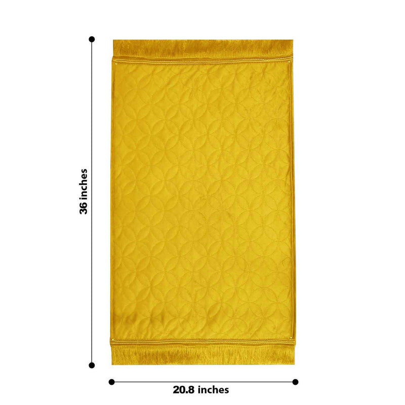 luxury velvet embossed kids prayer mat