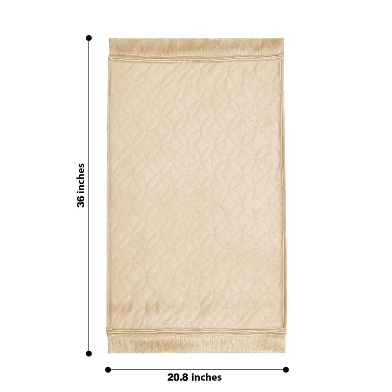 luxury velvet embossed kids prayer mat