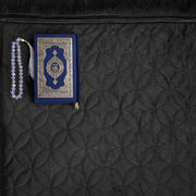 luxury velvet embossed kids prayer mat