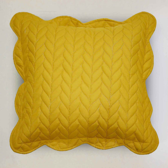 ultrasonic quilted cushion cover orchid