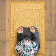 premium heatpress mehrab embossed prayer mat 1