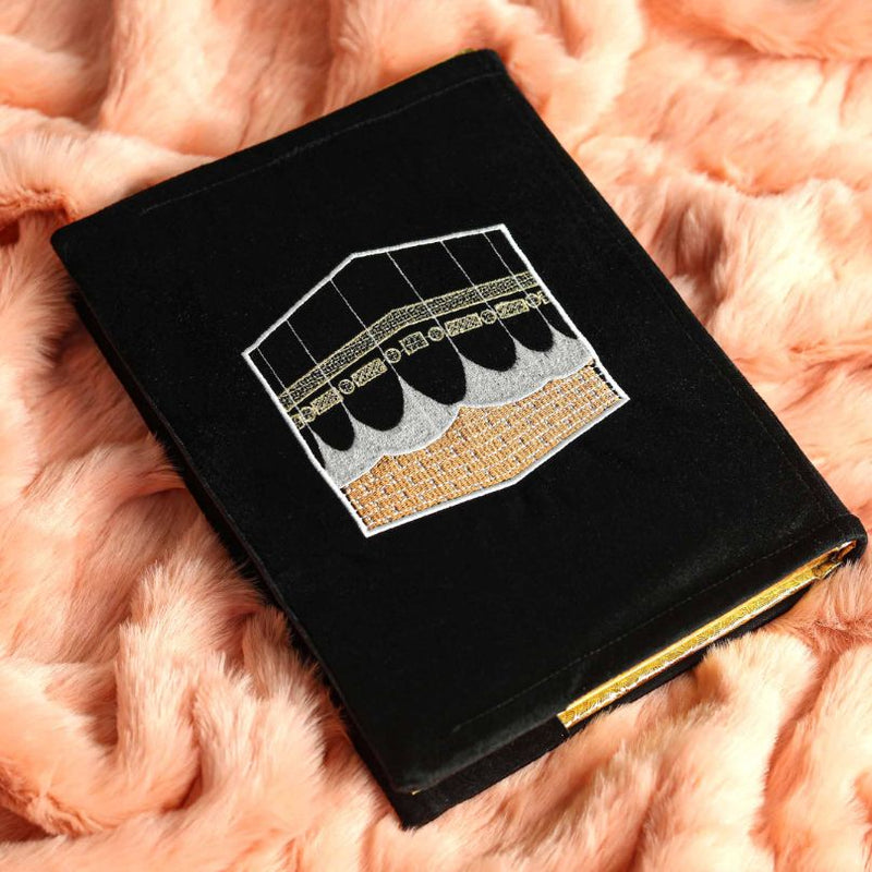 velvet quran cover embroidered kaaba
