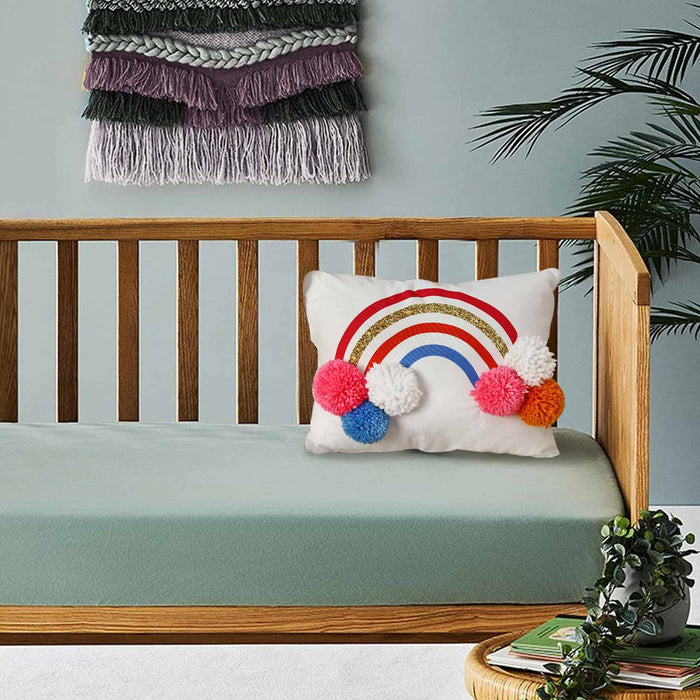 rainbow baby cushion