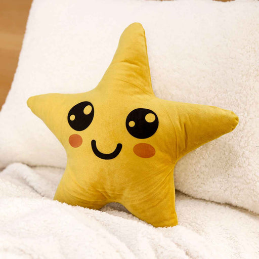 yellow stars baby cushion