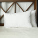 plain white cotton pillow covers
